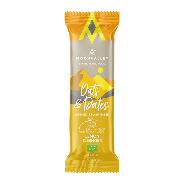 Organic Oats & Dates Bar Lemon & Ginger 18-pack