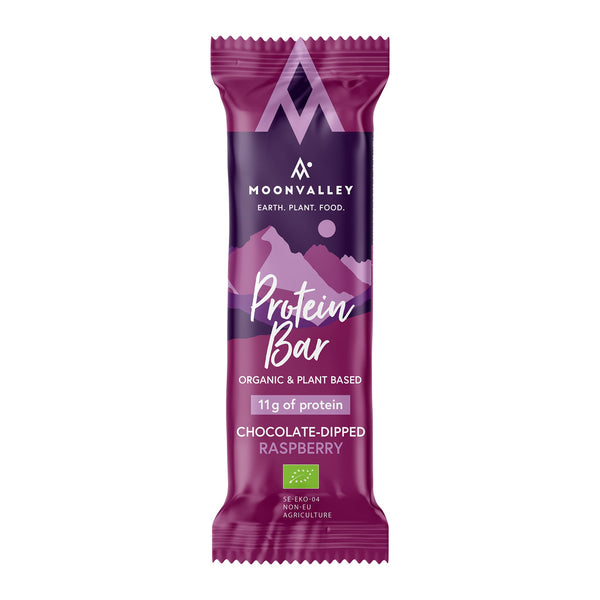 Organic Protein Bar Chocolate-Dipped Raspberry 18-pack